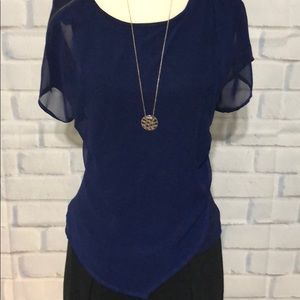 Zara violet blouse